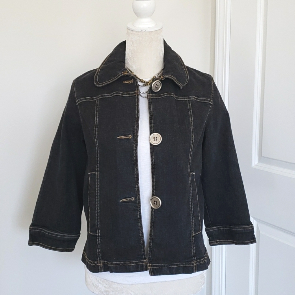 Sag Harbor Denim Jacket Dark Wash